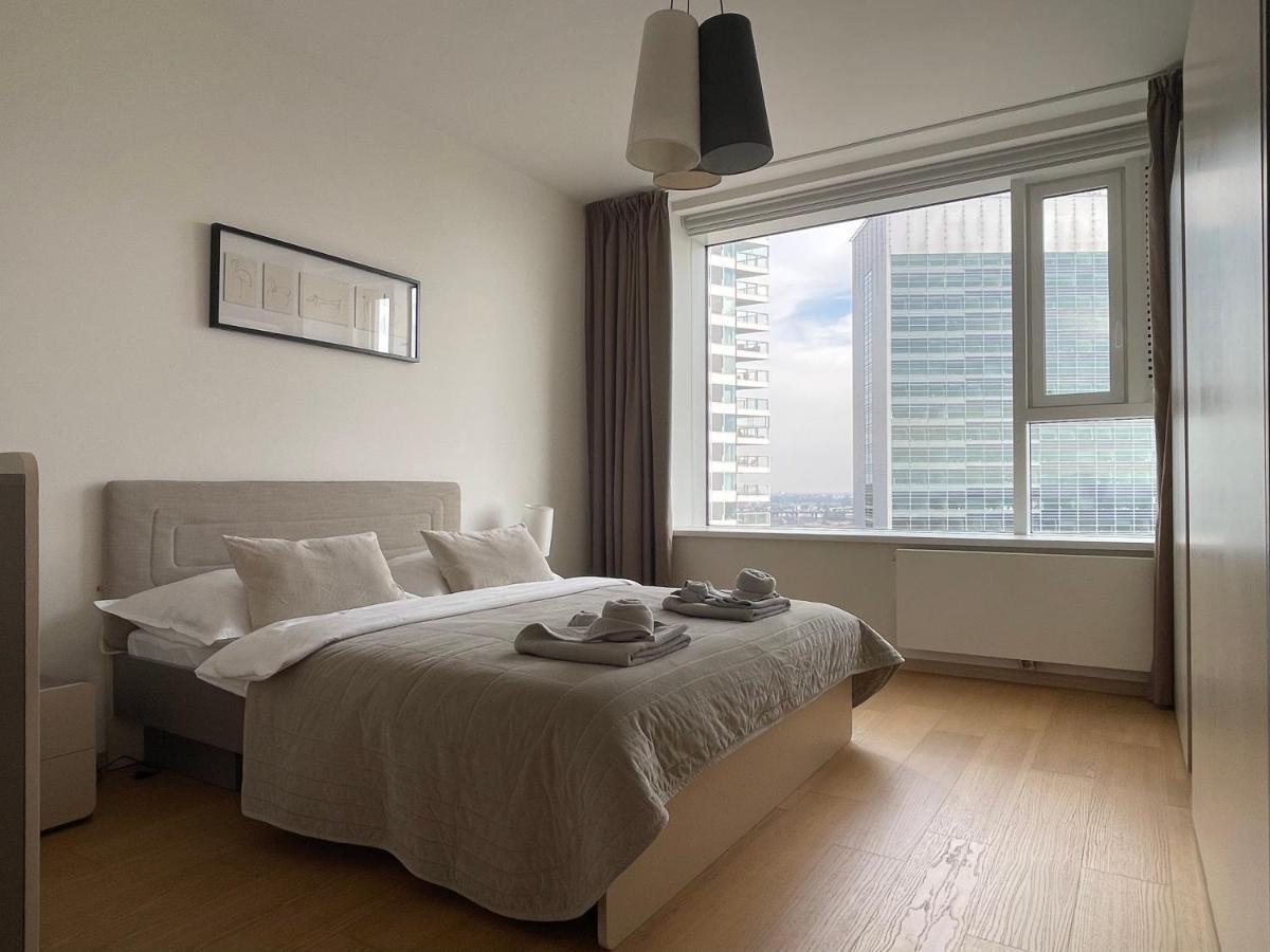 Sag Panorama Apartment 3 Rooms 19Th Floor Great View Free Parking Bratislava Luaran gambar